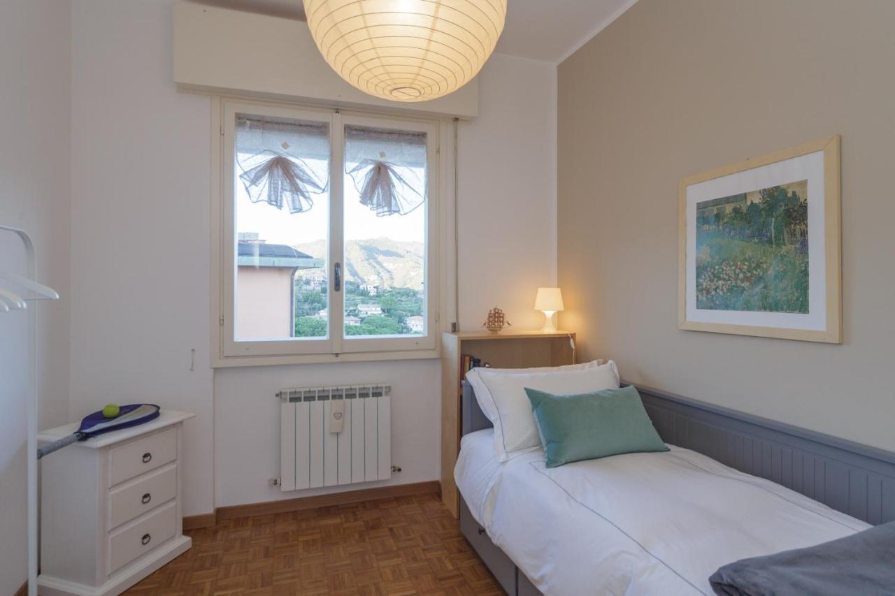 Casa Linda Vista Da Sogno, Piscina E Tennis Rapallo Bagian luar foto