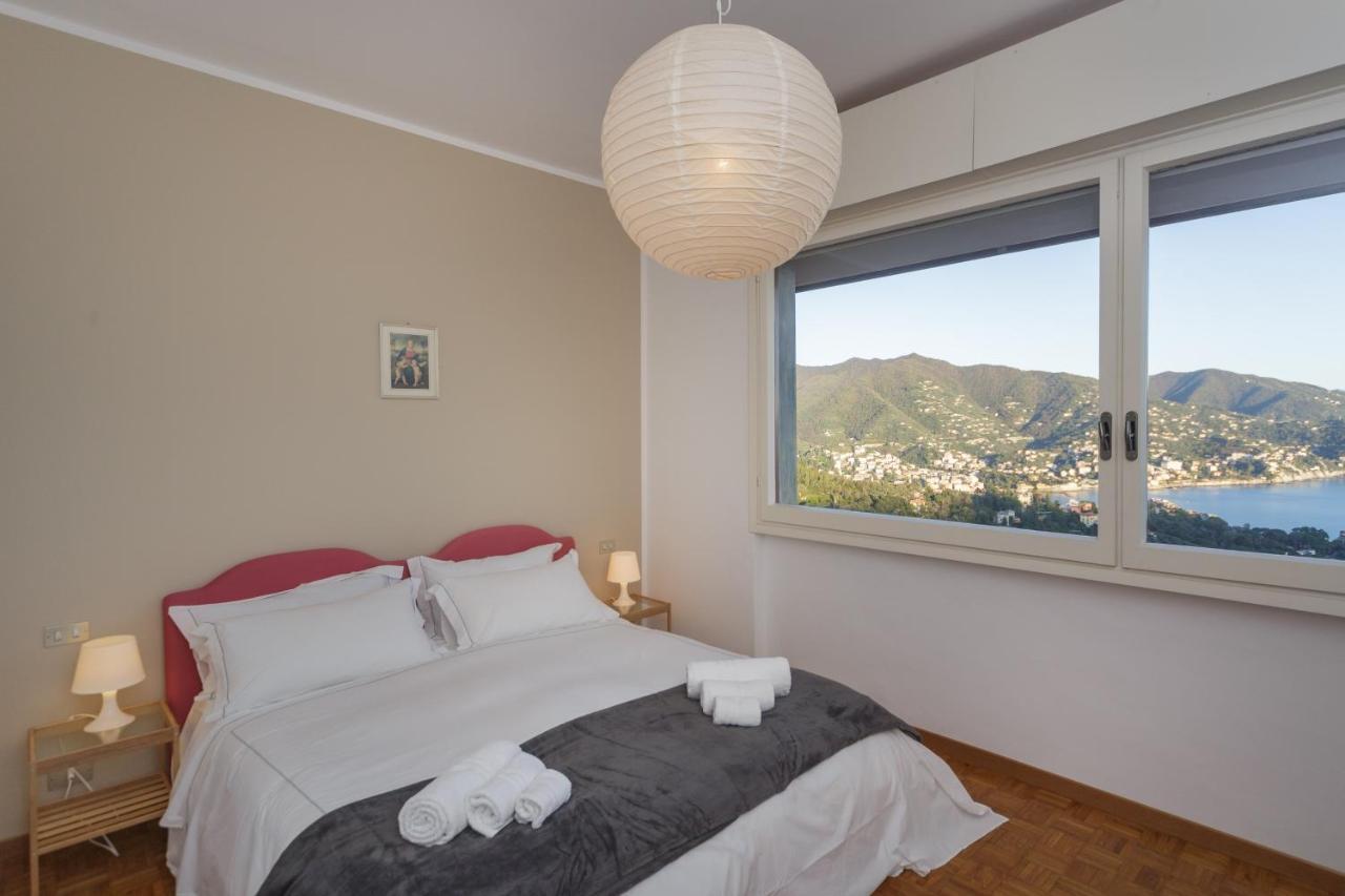 Casa Linda Vista Da Sogno, Piscina E Tennis Rapallo Bagian luar foto