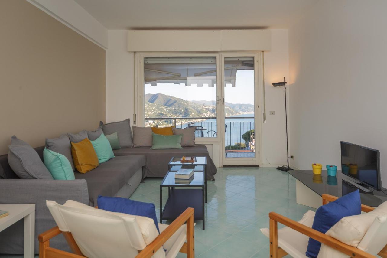 Casa Linda Vista Da Sogno, Piscina E Tennis Rapallo Bagian luar foto
