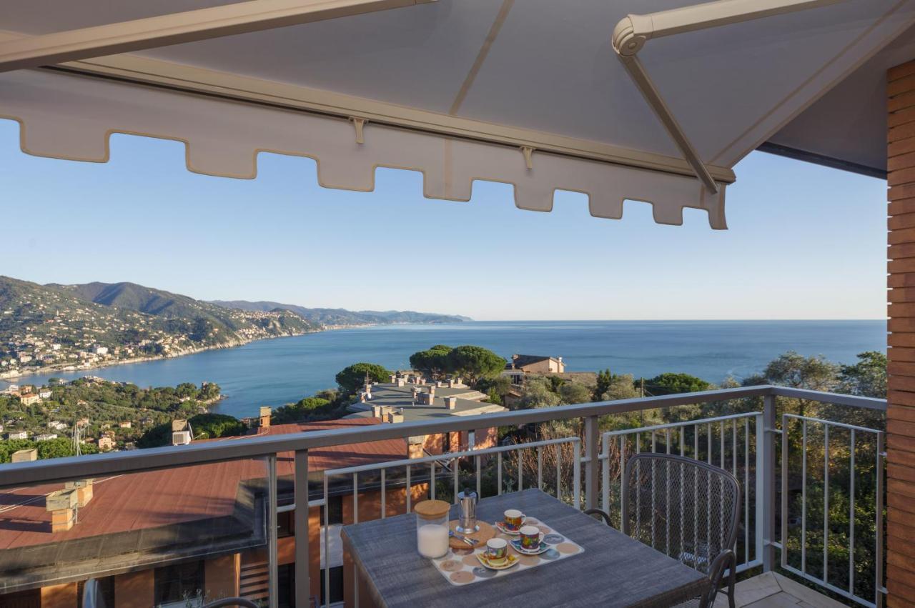 Casa Linda Vista Da Sogno, Piscina E Tennis Rapallo Bagian luar foto
